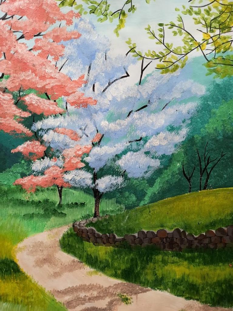 Landscape with trees