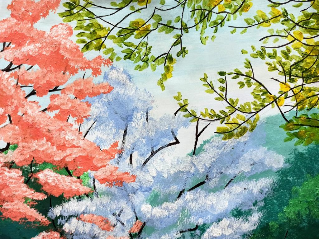 Landscape with trees